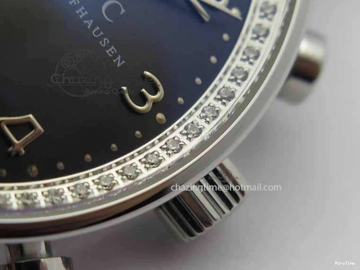 MIROTIME 0403 Unique Portuguese IW3714 Diam ZF V2 1:1 Best Edition Gray Dial On Brown Leather Strap A79350 (Slim Movement) 7250